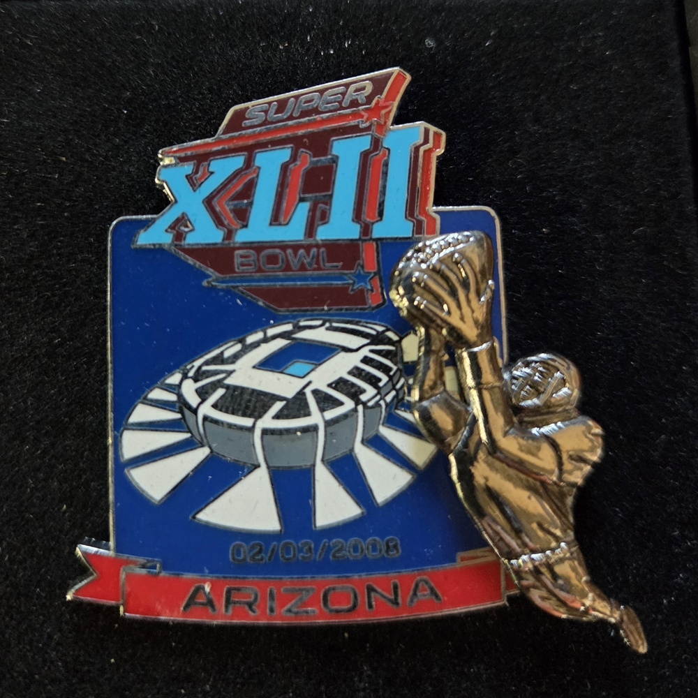 Super Bowl XLII Arizona Pin